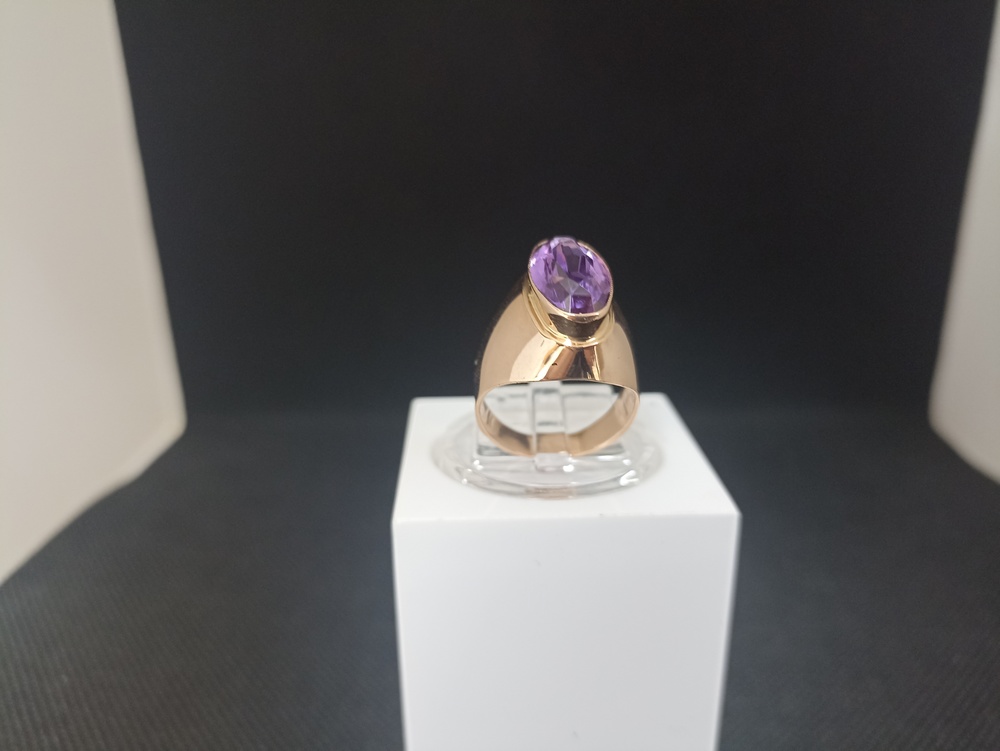 КОЛКМ583 КОЛЬЦО С КАМНЕМ (Au 583)