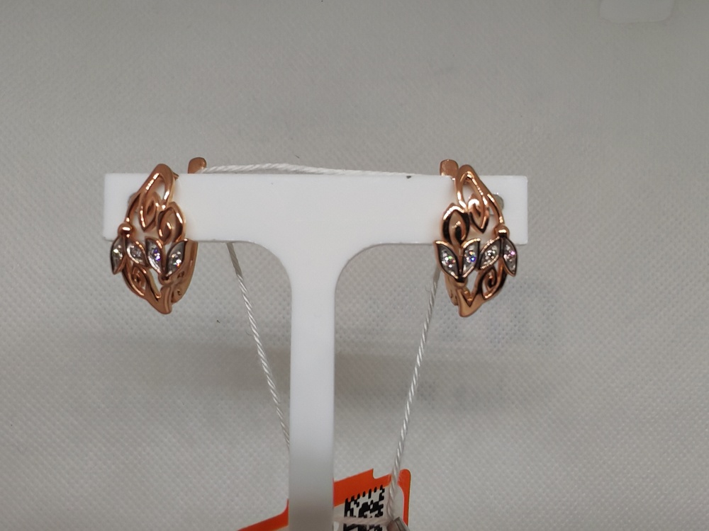 СЕРЬГИ С КАМНЯМИ (Au 585)