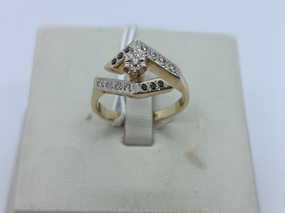 КОЛЬЦО БРИЛЛИАНТ Au 585