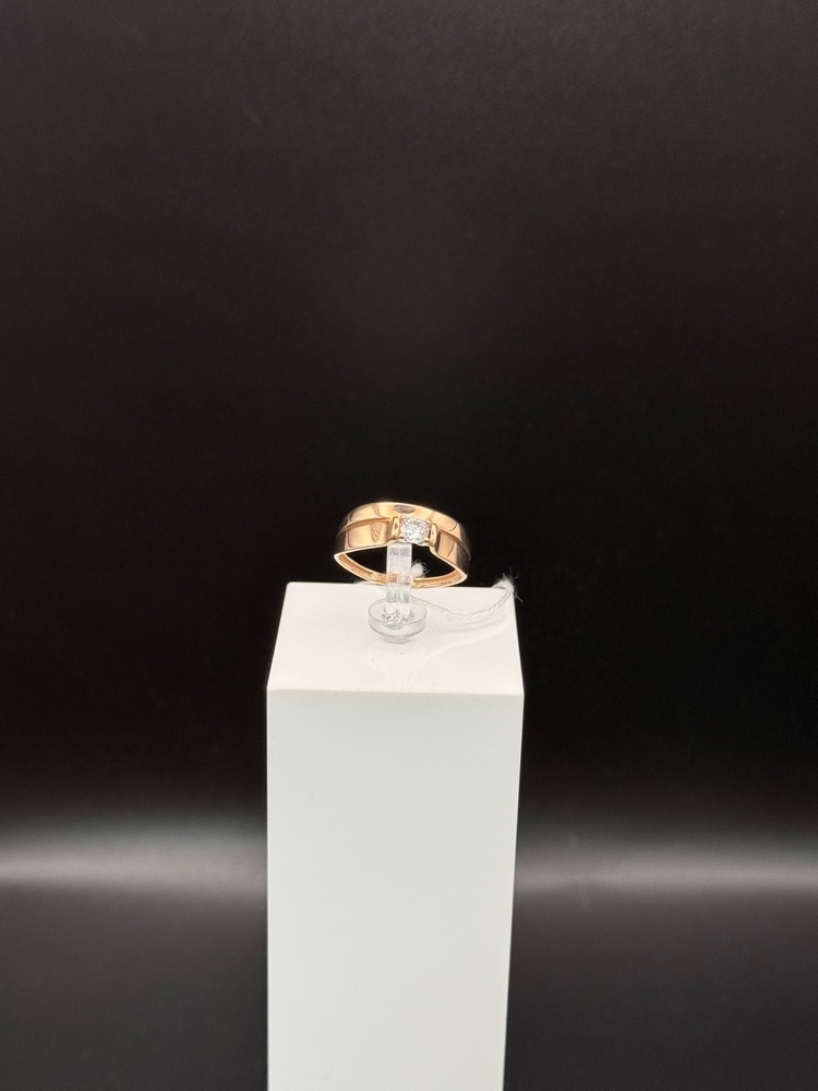 КОЛКМ585 КОЛЬЦО С КАМНЕМ (Au 585)