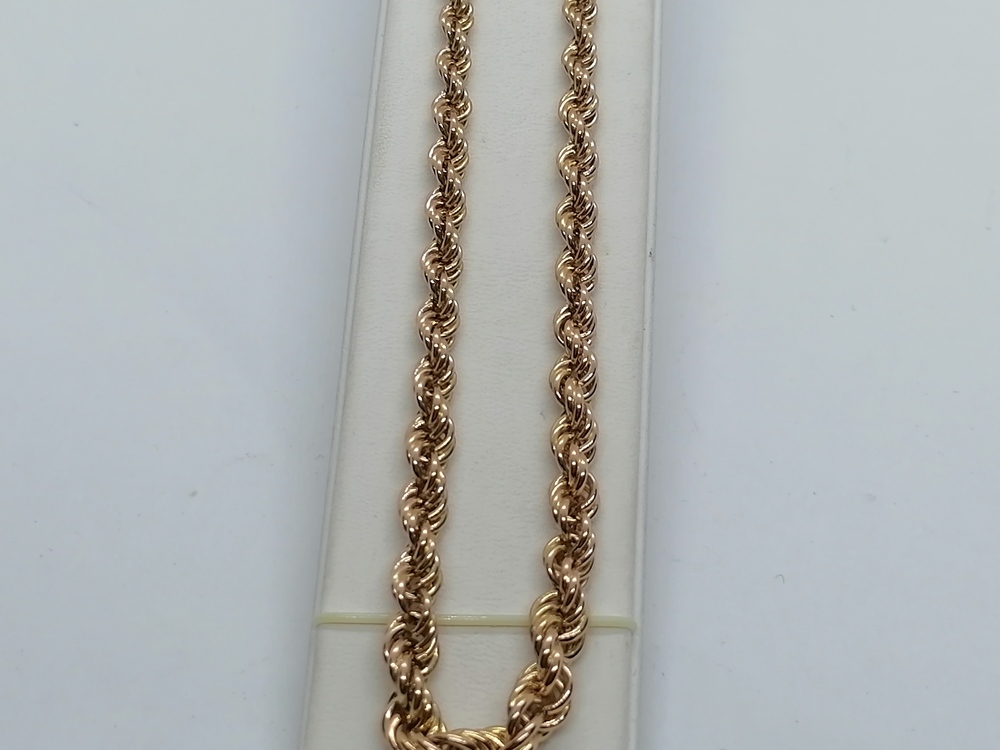 ЦЕПЬ ПОЛНОВЕСНАЯ Веревка (Au 585)