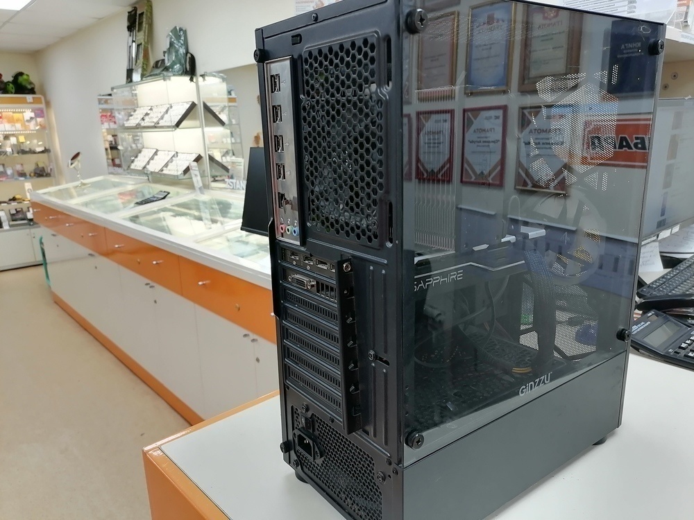 Системный блок Noname; Xeon E5-2670 v2, Radeon RX 570, 16 Гб, 128 Гб, 1 Tb