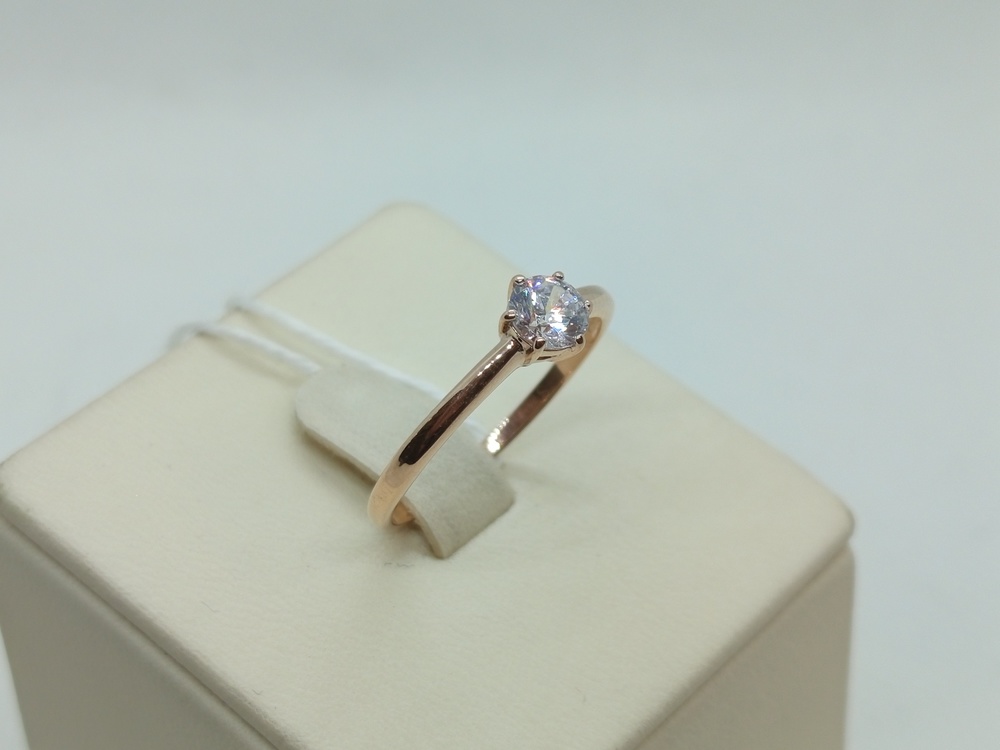 КОЛЬЦО С КАМНЕМ (Au 585)