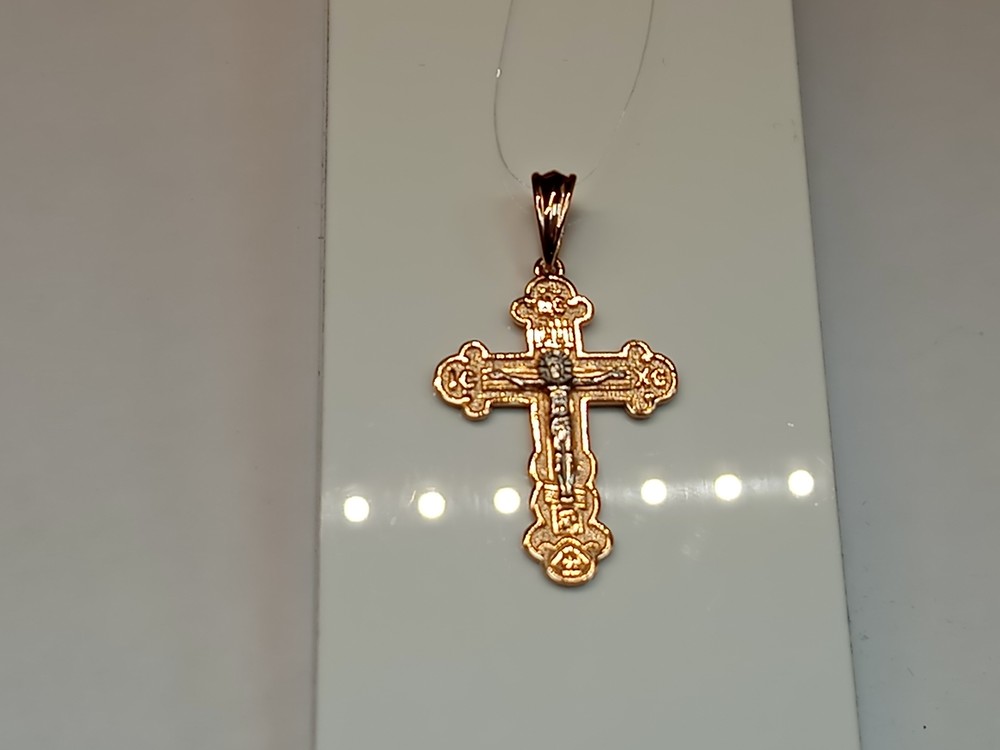 ПОДВЕСКА КРЕСТ (Au 585)