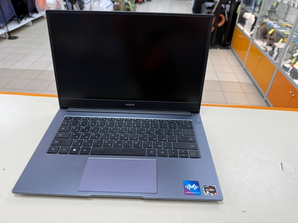 Ноутбук Honor; Ryzen 5-5500U, AMD Radeon (TM) Graphics, 8 Гб, 500 Гб, Нет