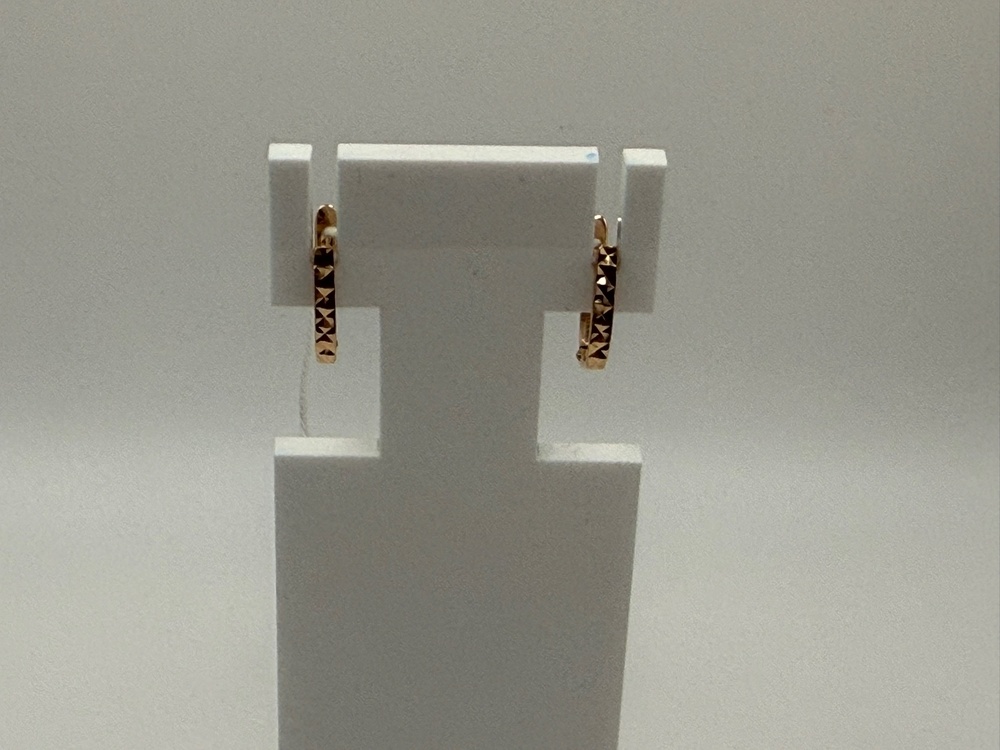 СЕРЬГИ БЕЗ КАМНЯ (Au 585)