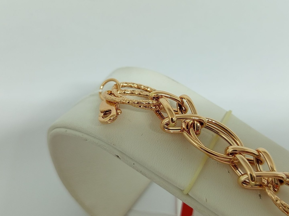 БРАСЛЕТ ПУСТОТЕЛЫЙ Фантазия (Au 585)