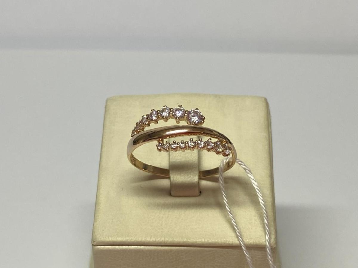 КОЛКМИ585 КОЛЬЦО С КАМНЯМИ (Au 585)