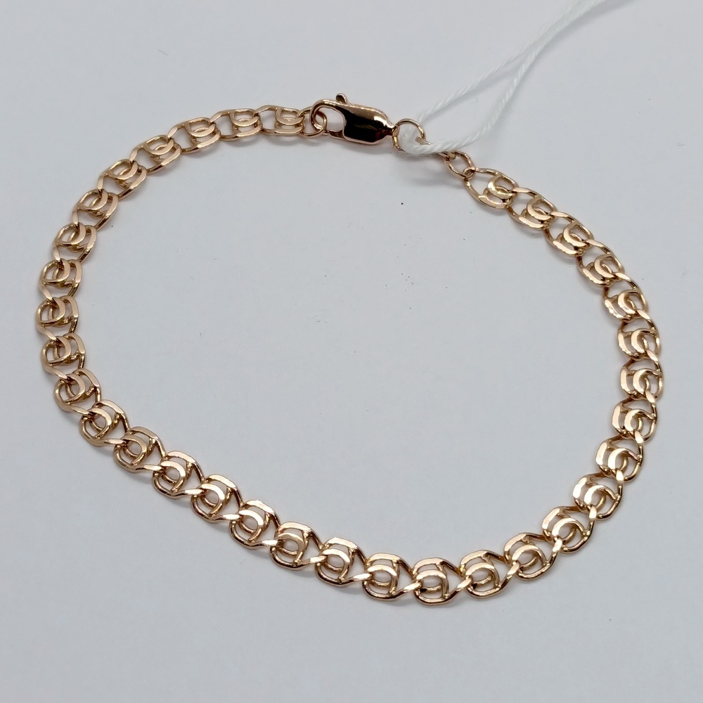 БРАСЛЕТ ПОЛНОВЕСНЫЙ Лав Au 585