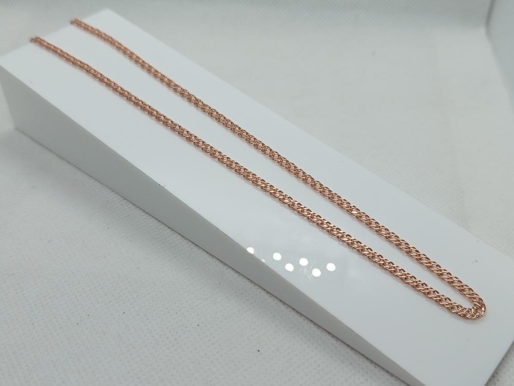 ЦЕПЬ ПУСТОТЕЛАЯ Ромб двойной (Au 585)