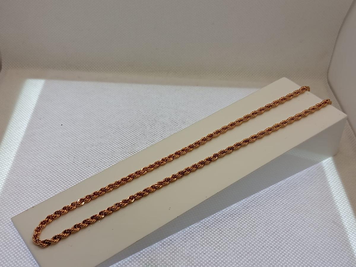 ЦЕПЬ ПУСТОТЕЛАЯ Веревка (Au 585)