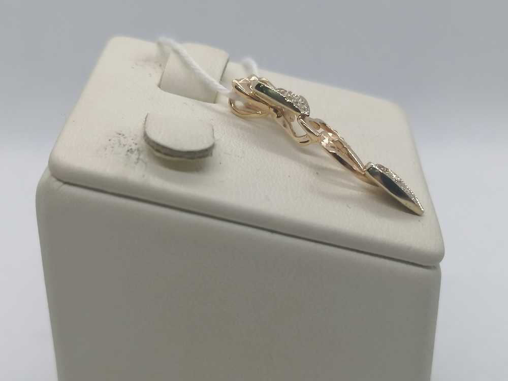 ПОДВЕСКА С КАМНЯМИ (Au 585)