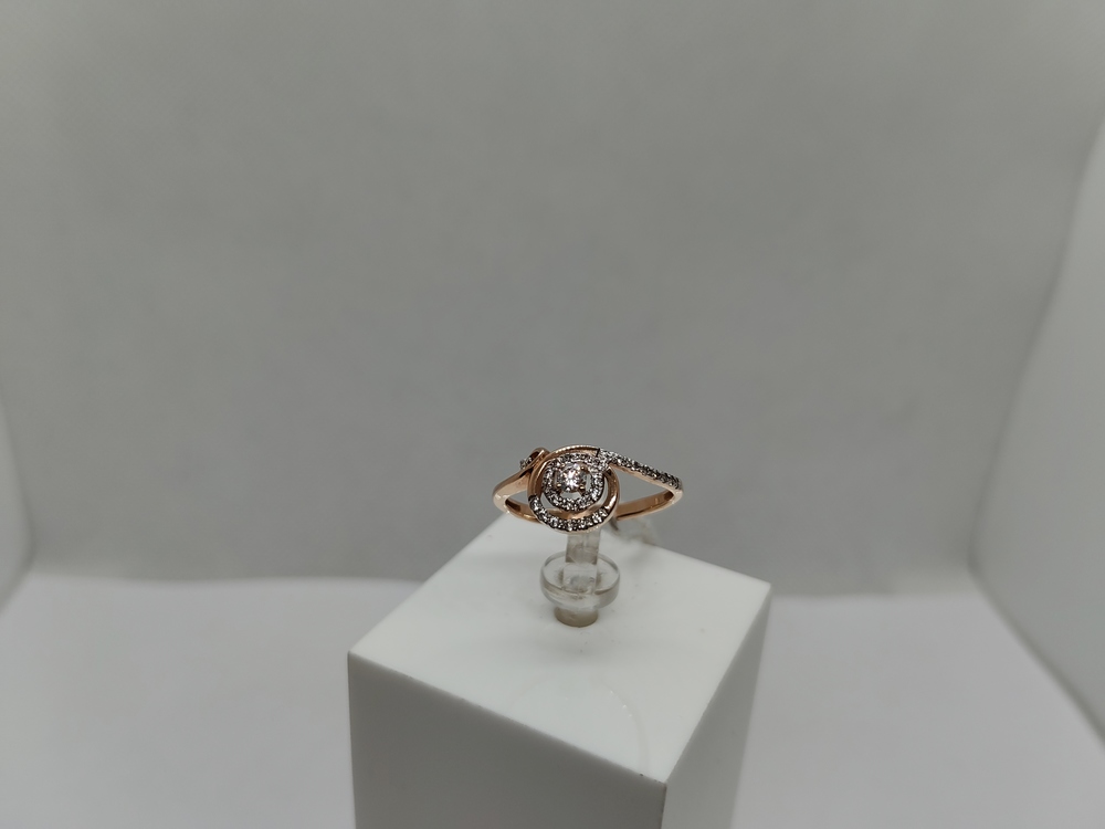 КОЛКМИ585 КОЛЬЦО С КАМНЯМИ (Au 585)
