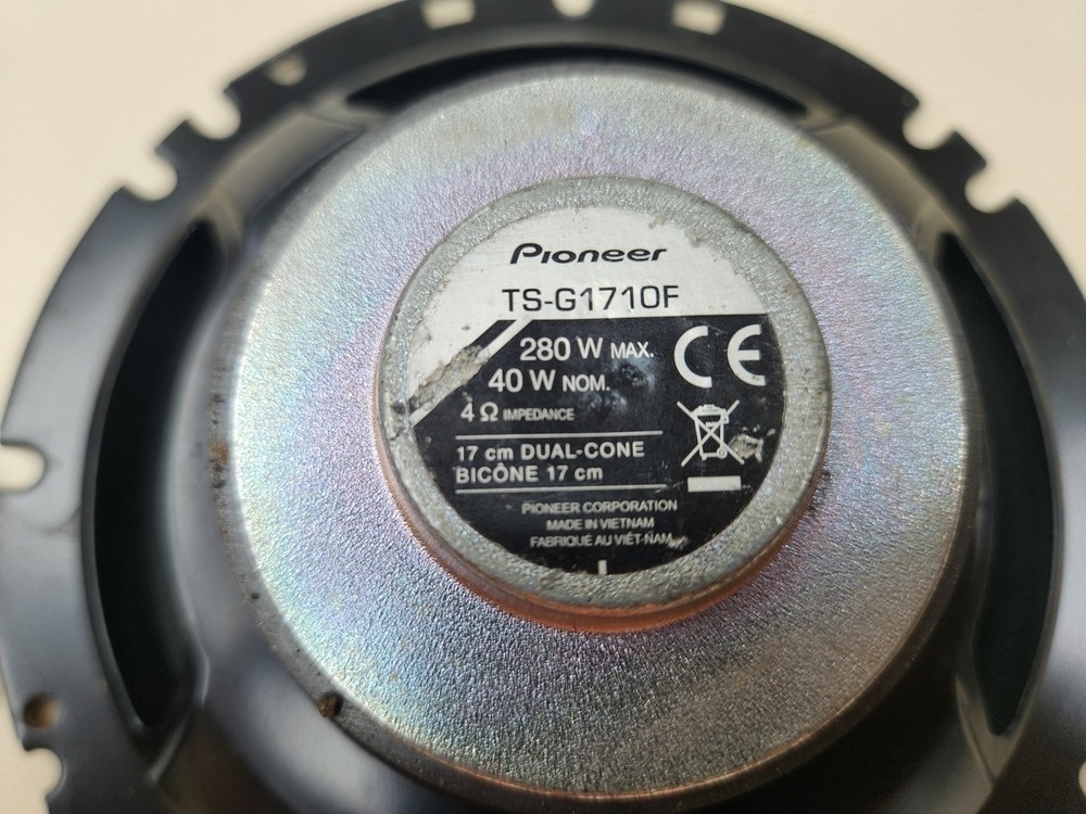 Автоакустика передняя Pioneer TS-G1710F