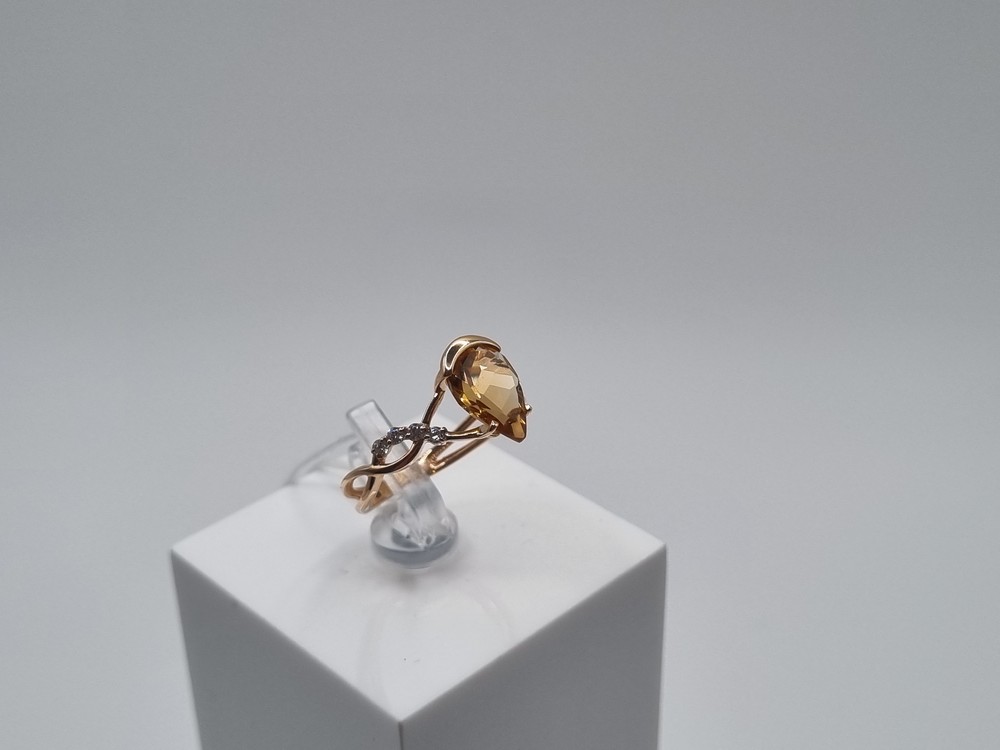 КОЛКМИ585 КОЛЬЦО С КАМНЯМИ (Au 585)