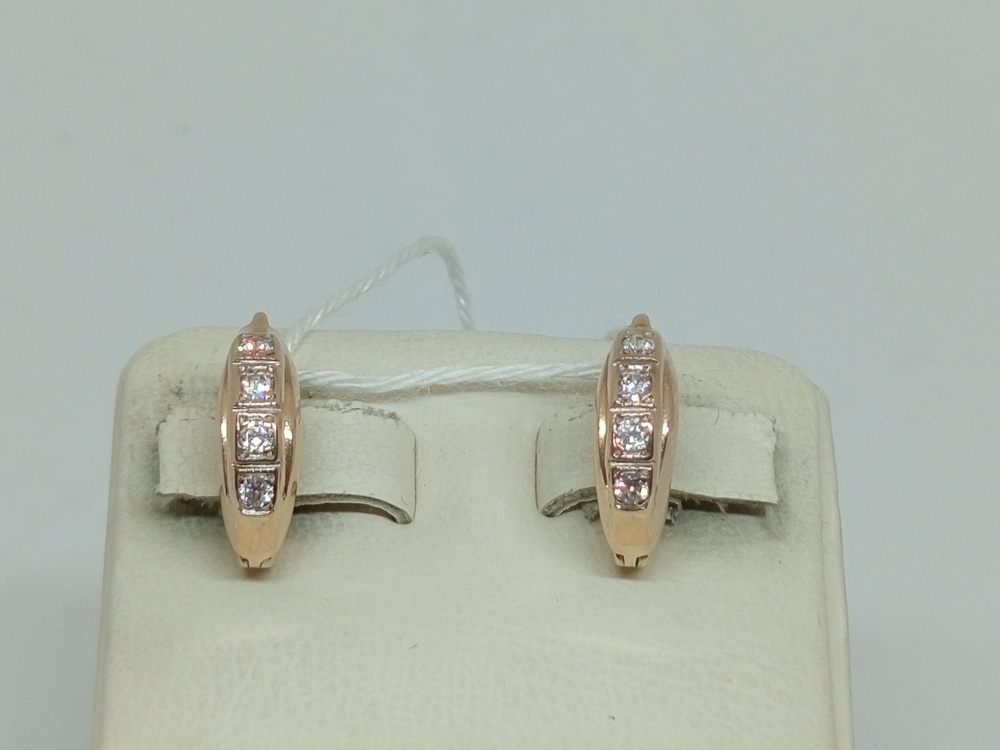 СЕРЬГИ С КАМНЯМИ (Au 585)