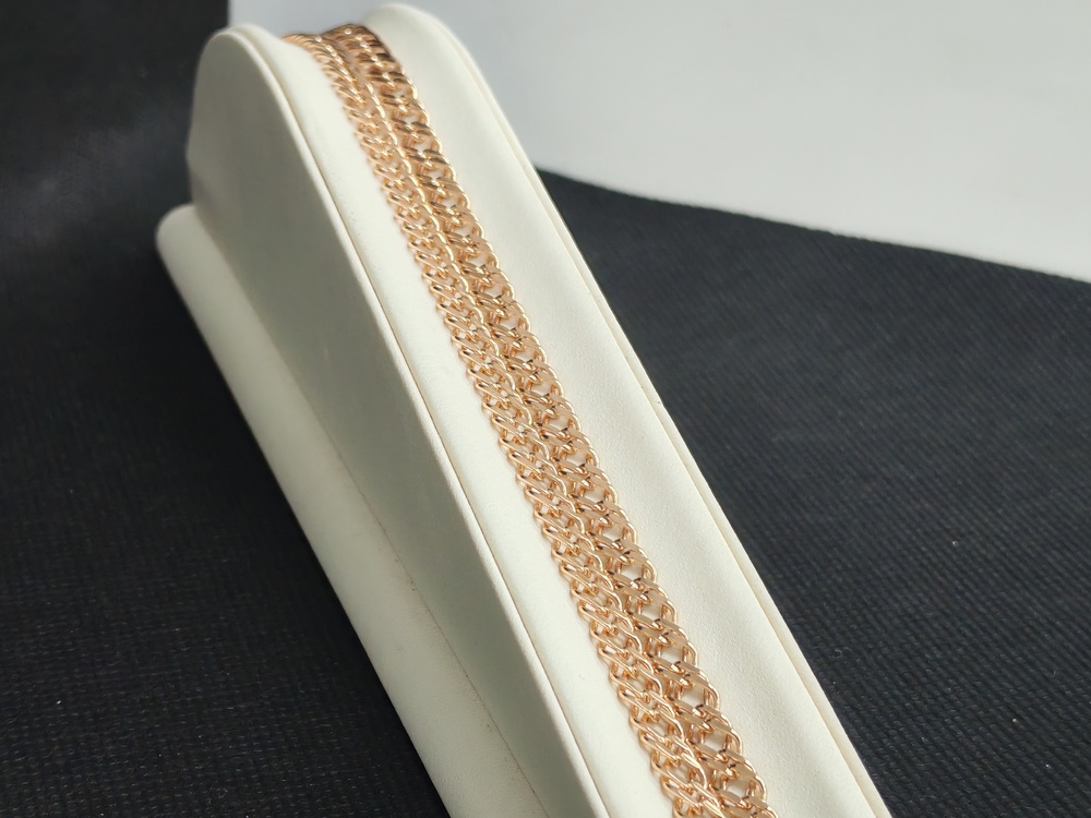 ЦПР2585 ЦЕПЬ ПУСТОТЕЛАЯ Ромб двойной (Au 585)