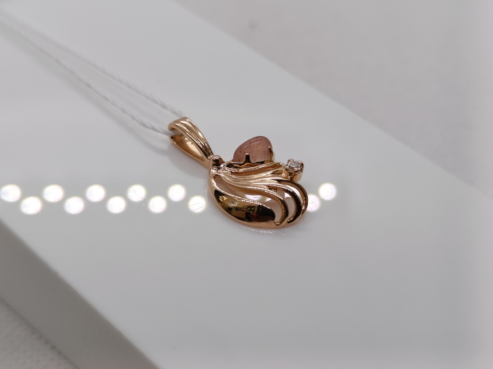 ПОДВЕСКА С КАМНЯМИ (Au 585)