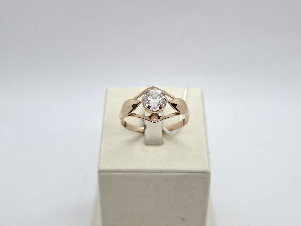 КОЛКМ583 КОЛЬЦО С КАМНЕМ (Au 583) КОЛКМ583 КОЛЬЦО С КАМНЕМ (Au 583)