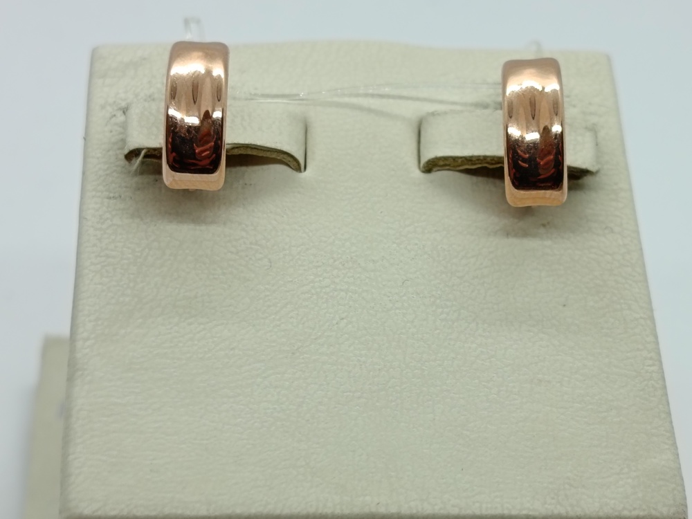 51-120-01036-1 СЕРЬГИ БЕЗ КАМНЯ (Au 585)