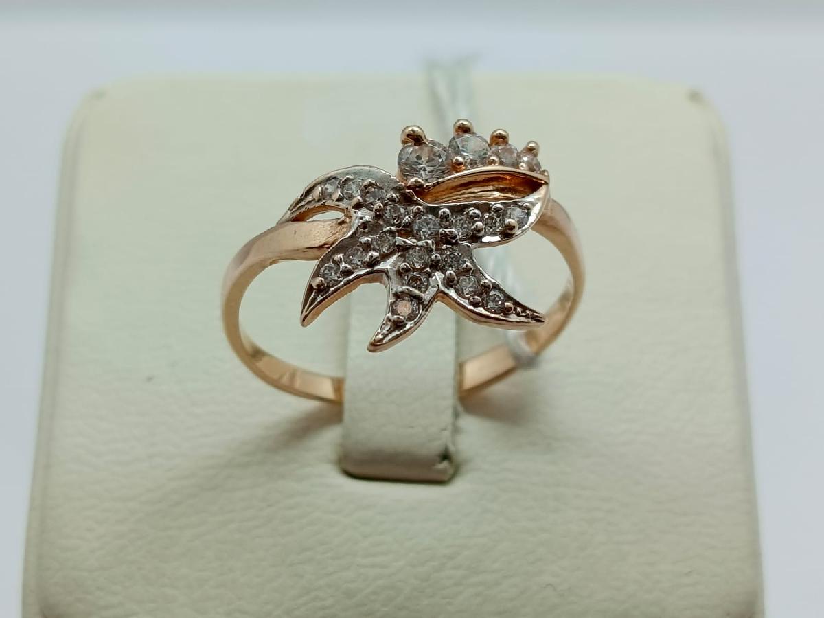 КОЛКМИ585 КОЛЬЦО С КАМНЯМИ (Au 585)