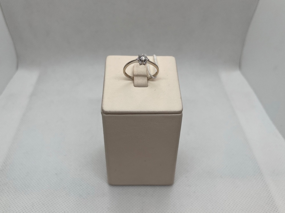 КОЛЬЦО С КАМНЯМИ (Au 585)