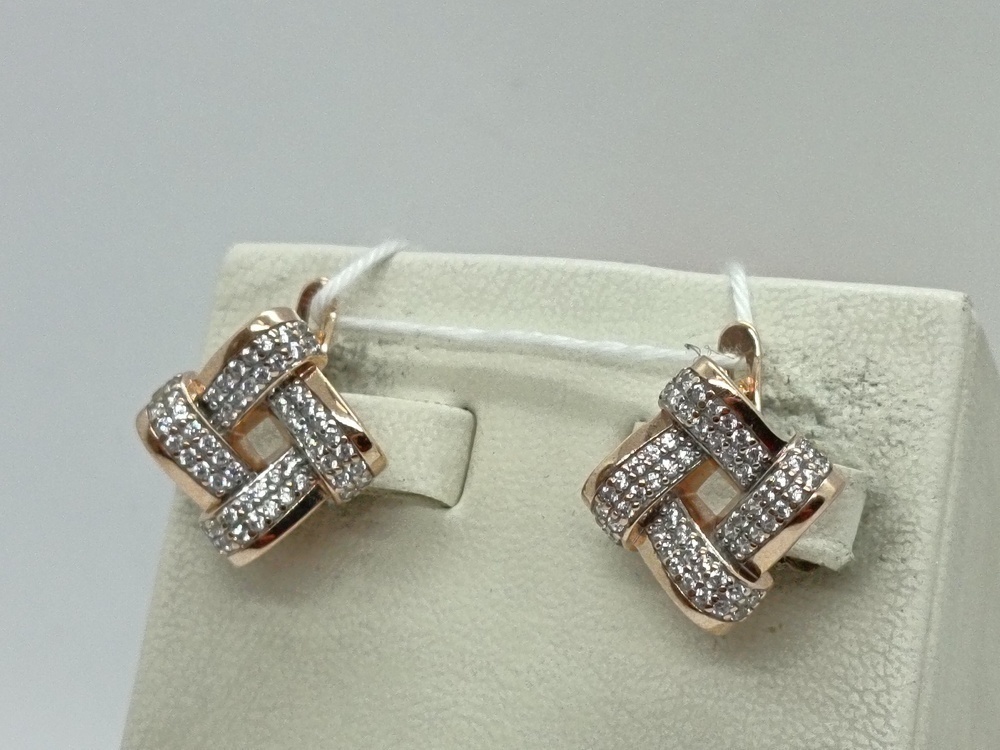 СЕРЬГИ С КАМНЯМИ (Au 375)