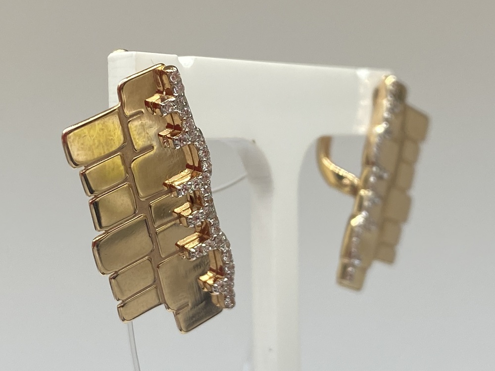 СЕРЬГИ С КАМНЯМИ (Au 585)