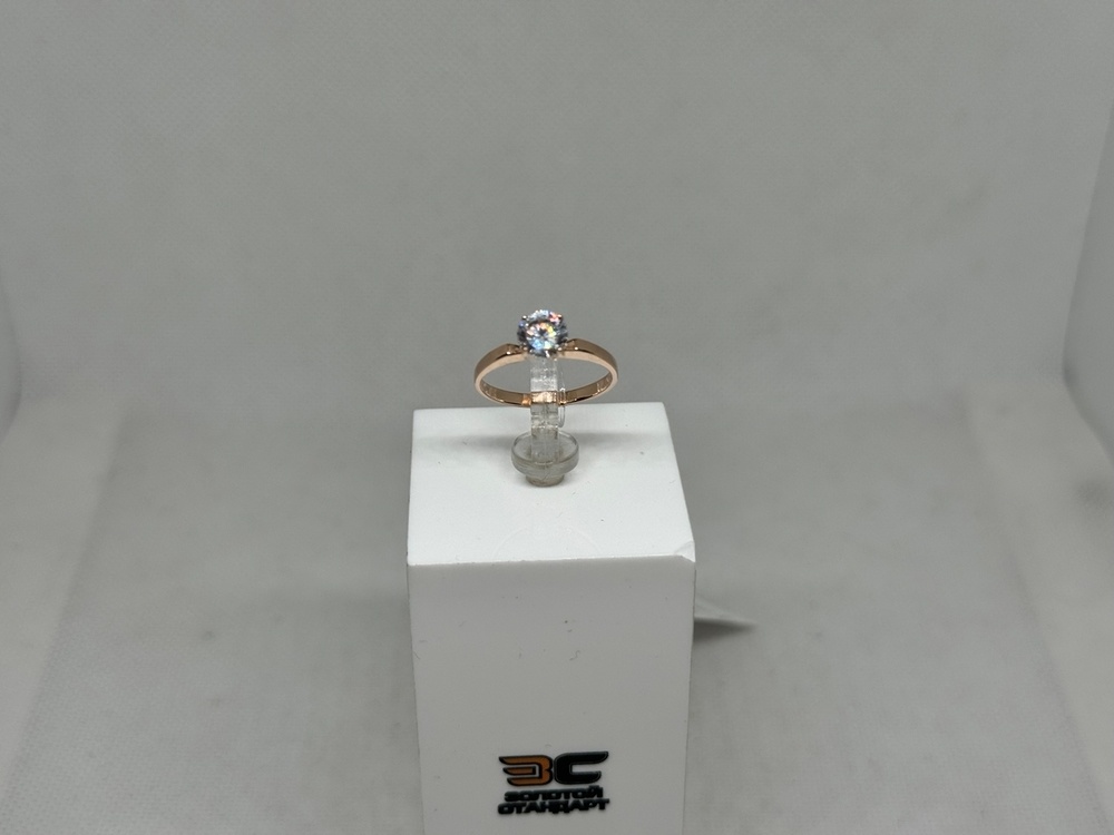 010184 КОЛЬЦО С КАМНЕМ (Au 585)