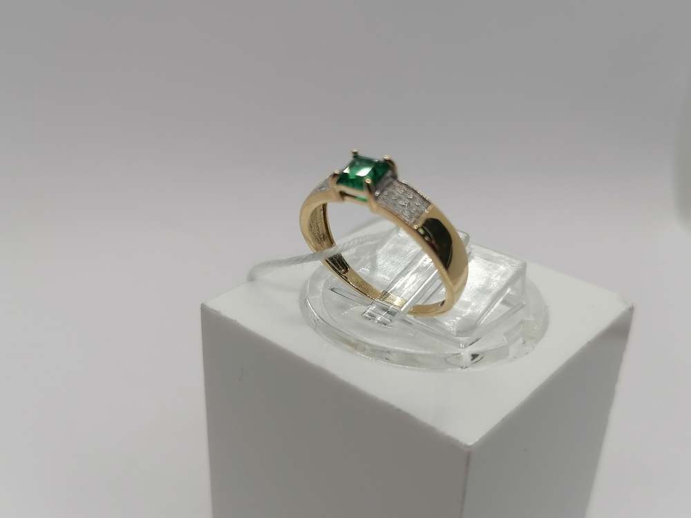 КОЛКМИ585 КОЛЬЦО С КАМНЯМИ (Au 585)