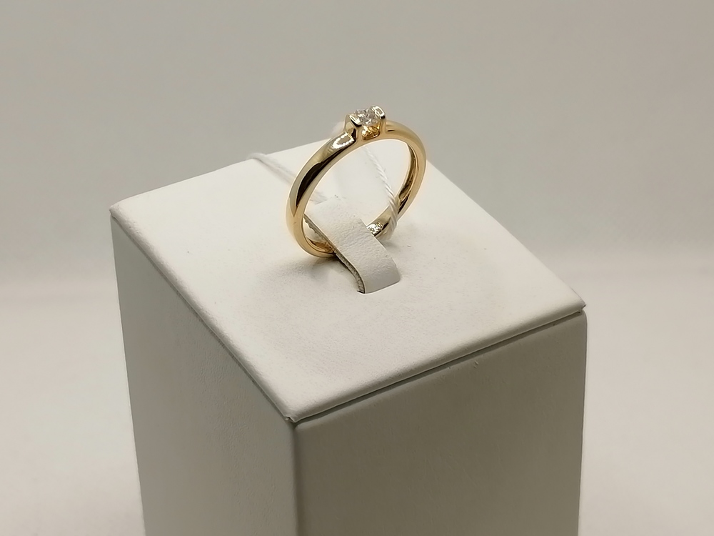 КОЛЬЦО БРИЛЛИАНТ Au 750