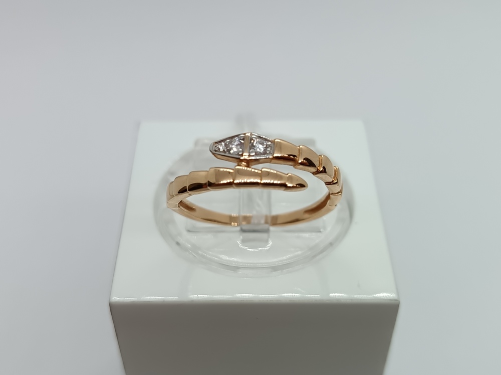 КОЛКМИ585 КОЛЬЦО С КАМНЯМИ (Au 585)