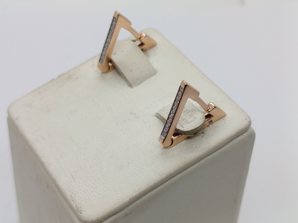 04-62-0380-00 СЕРЬГИ С КАМНЯМИ (Au 585)