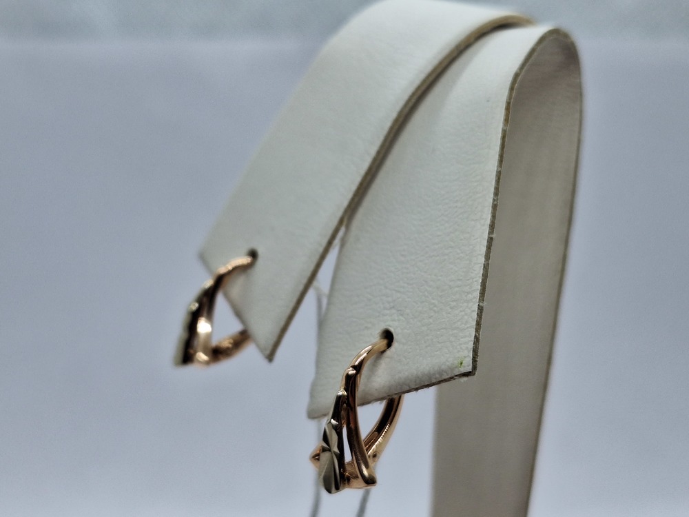 СЕРЬГИ БЕЗ КАМНЯ (Au 585)