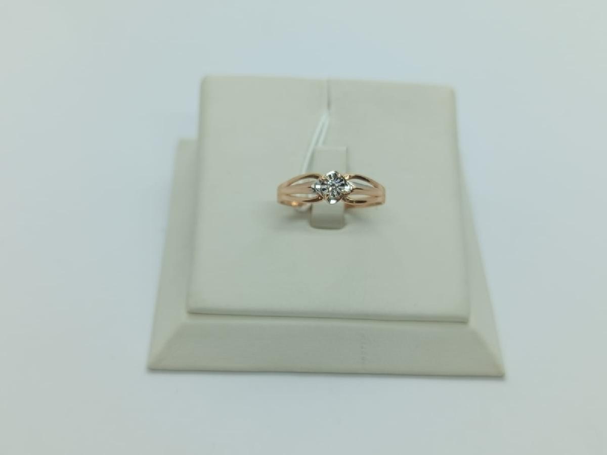 КОЛЬЦО БРИЛЛИАНТ Au 585