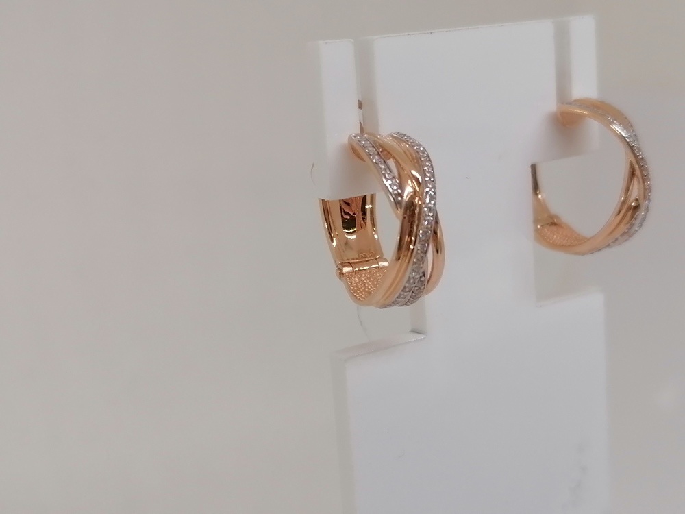 СЕРЬГИ С КАМНЯМИ (Au 585)