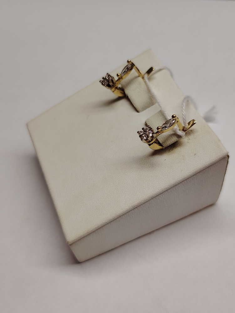 СКМИ585 СЕРЬГИ С КАМНЯМИ (Au 585)