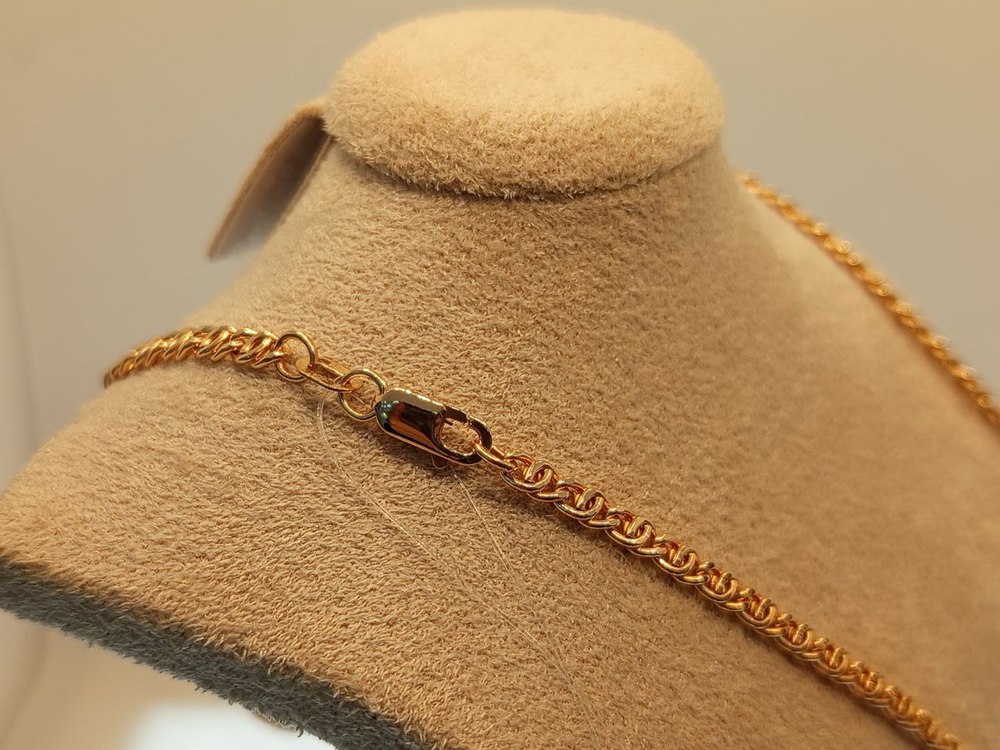 ЦЕПЬ ПУСТОТЕЛАЯ Птичий глаз(глаз пантеры) (Au 585)