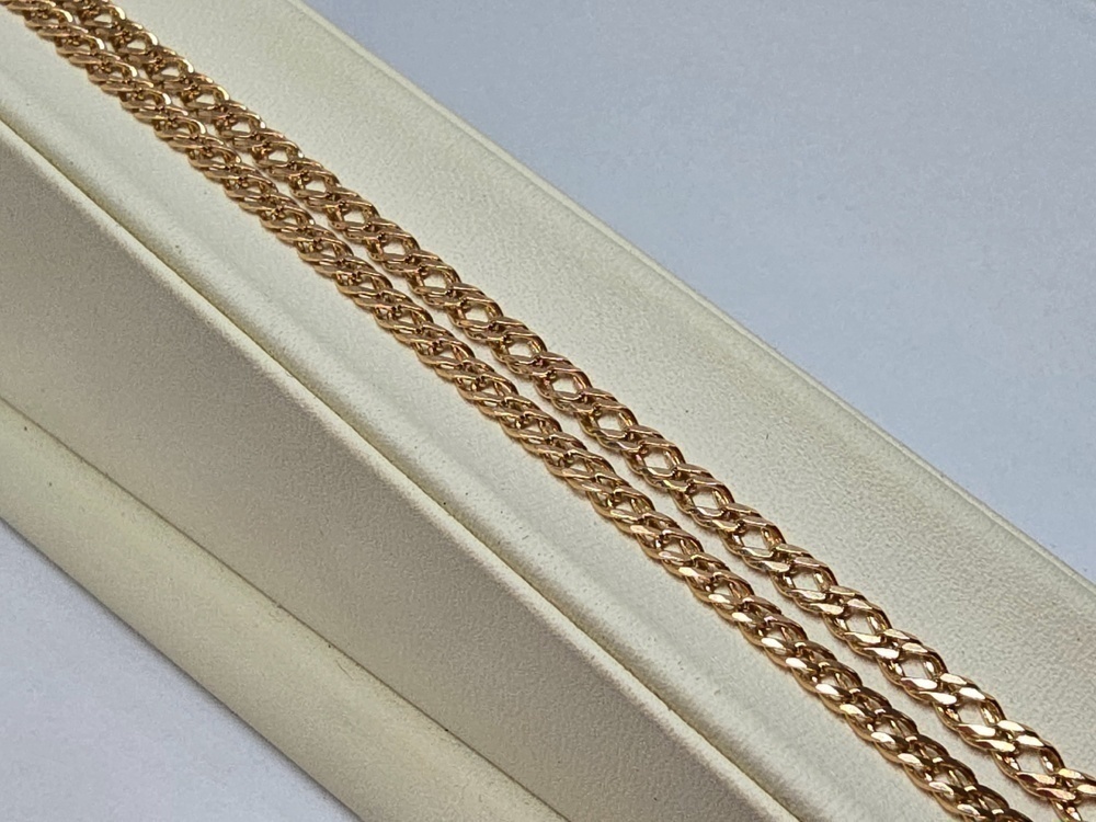 ЦЛР2585 ЦЕПЬ ПОЛНОВЕСНАЯ Ромб двойной (Au 585)