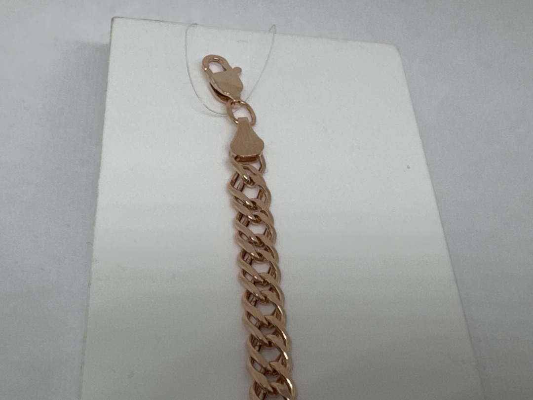 БРАСЛЕТ ПУСТОТЕЛЫЙ Ромб двойной (Au 585)