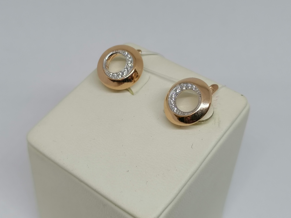 СЕРЬГИ С КАМНЯМИ (Au 585)