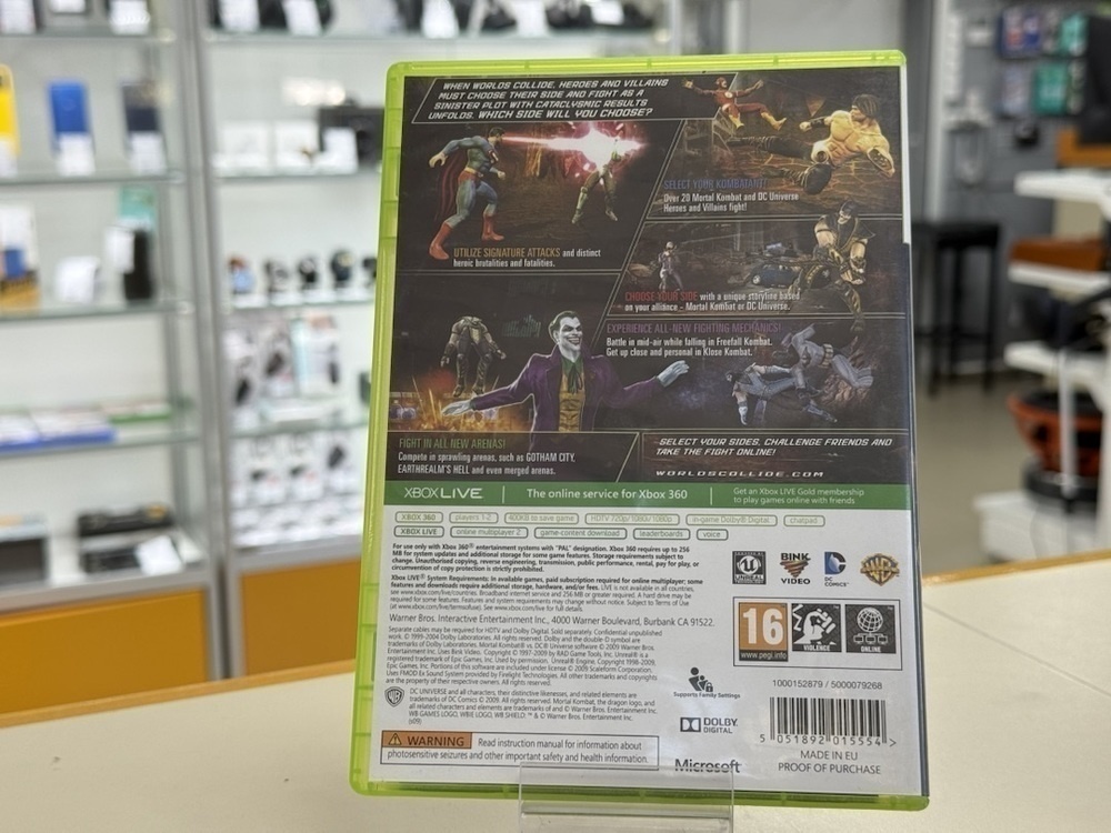 Игра XBOX Mortal Kombat  vs dc Universe