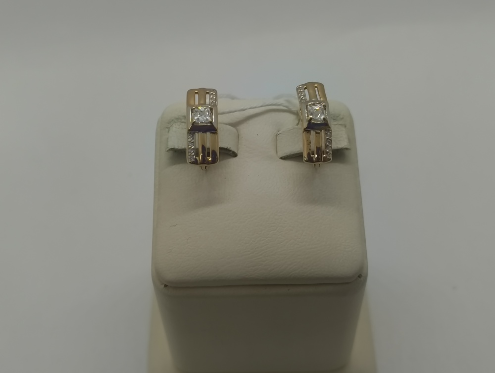 СЕРЬГИ С КАМНЯМИ (Au 585)