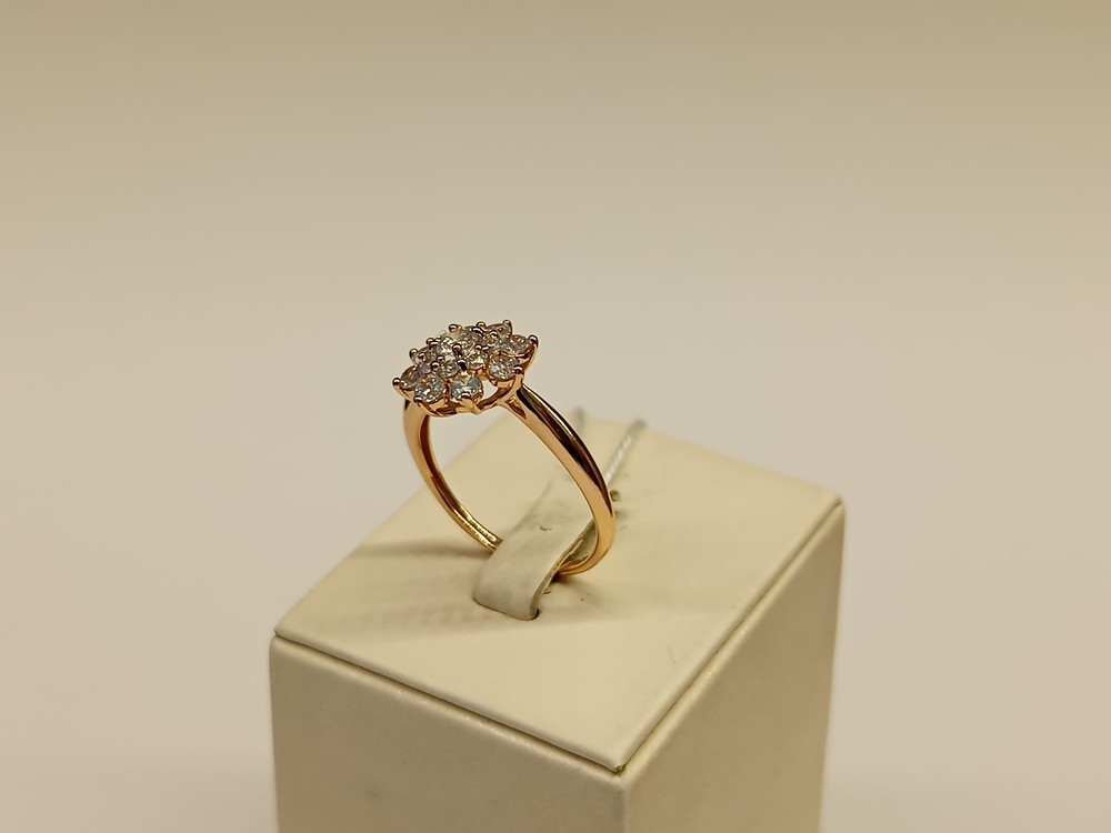 КОЛКМИ585 КОЛЬЦО С КАМНЯМИ (Au 585)