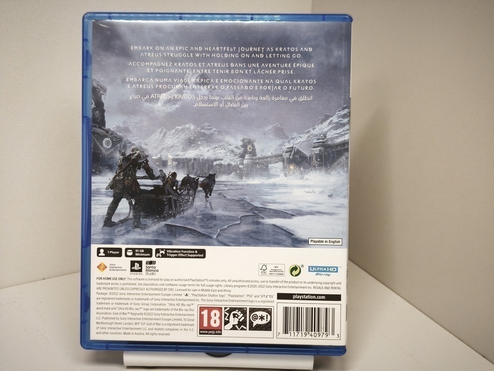 Игра Playstation 5 God Of war Ragnarok