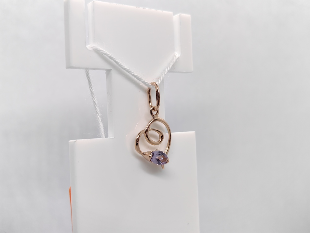 ПОДКМ585 ПОДВЕСКА С КАМНЕМ (Au 585)