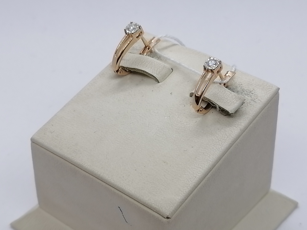 СЕРЬГИ БРИЛЛИАНТ (Au 585)