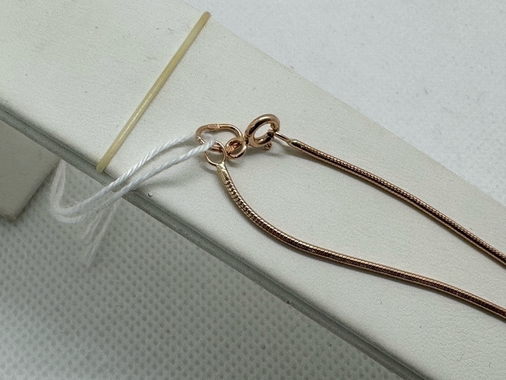 ЦЕПЬ ПОЛНОВЕСНАЯ Жгут(снейк) (Au 585)