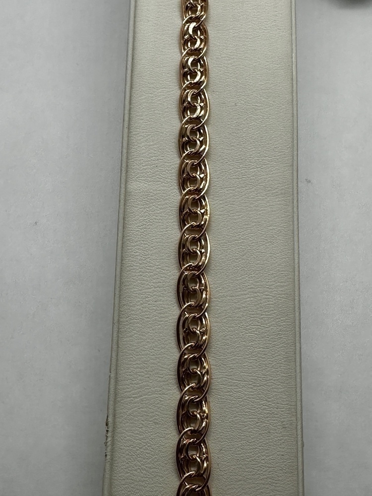 БРАСЛЕТ ПУСТОТЕЛЫЙ Нона бисмарк (Au 585)