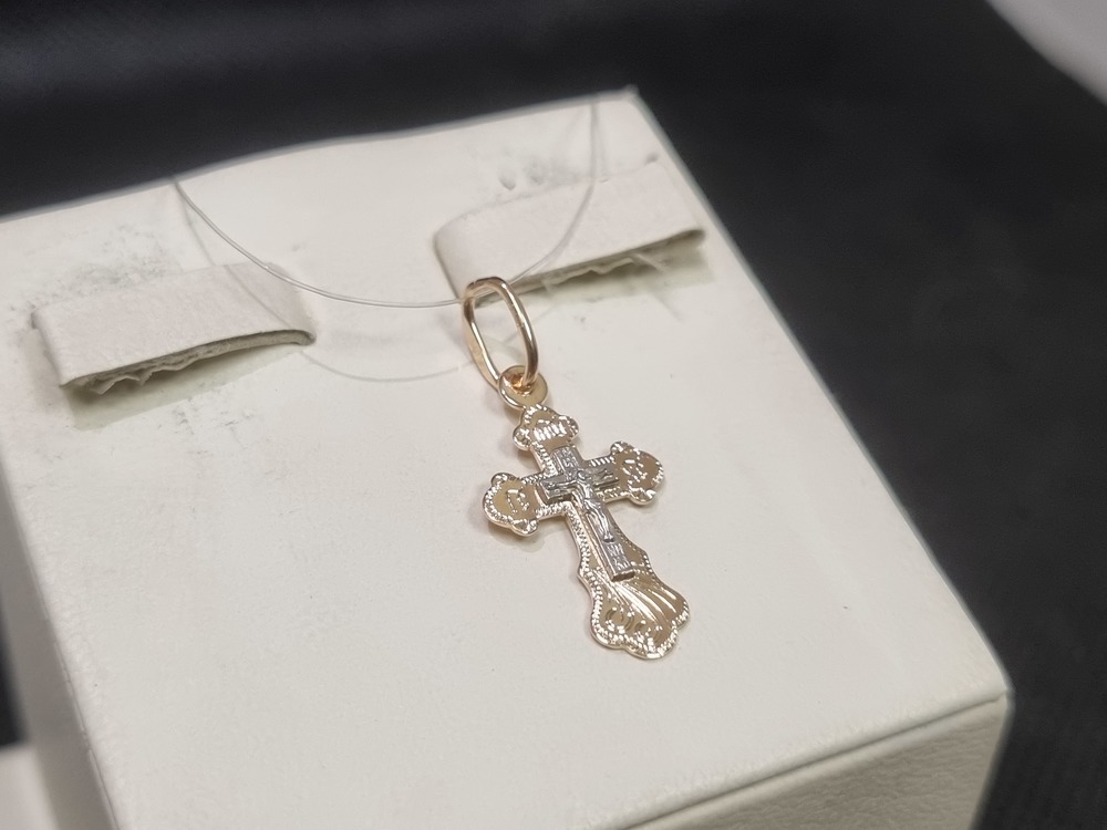 ПОДВЕСКА КРЕСТ (Au 585)